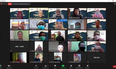 Seriusi Terapkan Kampus Merdeka,  FE UMC Gelar Studi Banding Virtual dengan FEB UAD