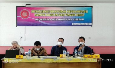 UMC Sosialisasi Peraturan Kepegawaian Komisi Disiplin dan Finger Print