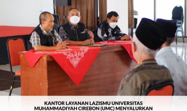 Lazismu UMC Salurkan 100 Paket Sembako Untuk Kaum Dhuafa