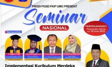 Gandeng Unismuh Makasar, Prodi PGSD UMC  Gelar Seminar Nasional dan Prosiding Implementasi Kurikulum Merdeka Jenjang Pendidikan Dasar di Era Revolusi Industri 4.0