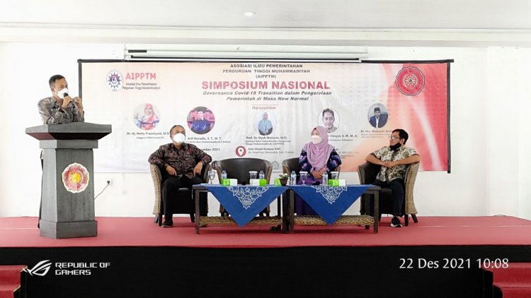Hadiri Simposium Nasional AIPPTM, Rektor UMC Nilai Good Governance Tingkatkan Daya Saing Bangsa