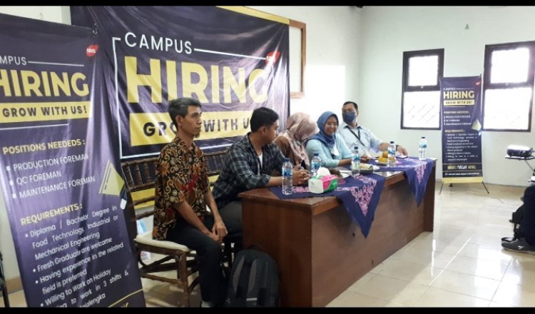 Gandeng PT Kaldu Sari Nabati Indonesia Plant Majalengka, CDC UMC Gelar Job Fair 2022