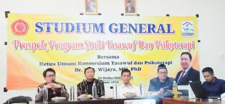 Bahas Peluang Lulusan Prodi Tasawuf dan Psikoterapi, UMC Gelar Stadium General