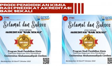 Prodi Pendidikan Kimia UMC Raih Predikat Akreditasi Baik Sekali