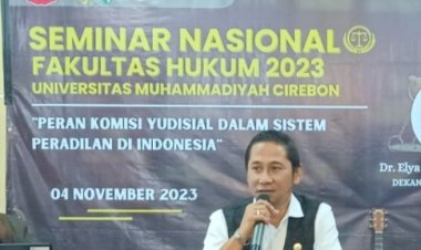 Hadir di Seminar Nasional FH UMC, Prof Mukti Fajar Bahas Integritas Hakim dan Kredibilitas Peradilan