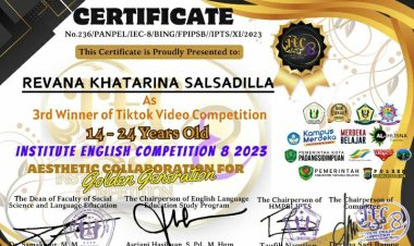 Diikuti 192 Perguruan Tinggi Se-Indonesia, Mahasiswi Prodi PBI UMC Juara 3 Lomba Video TikTok