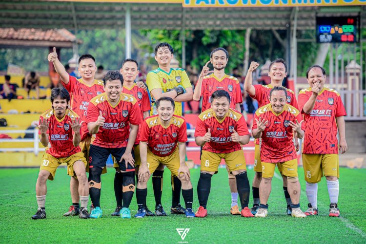 Kebersamaan Segalanya, Doskar FC UMC Bertandang ke Markas STIKIP Muhammadiyah Kuningan