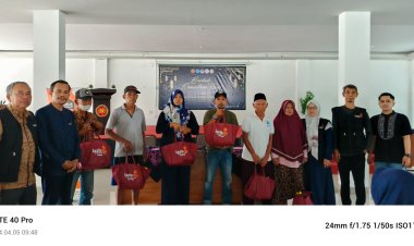 Lazismu UMC Salurkan 125 Paket Sembako untuk Semarakkan Ramadhan Ceria 2024