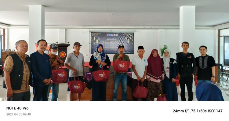 Lazismu UMC Salurkan 125 Paket Sembako untuk Semarakkan Ramadhan Ceria 2024