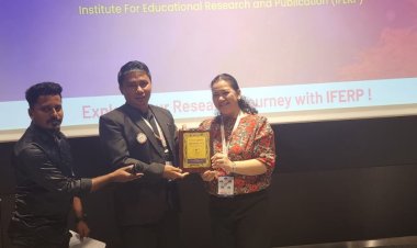 Prestasi Dosen IKOR UMC Mendunia, Wahyu Erfandy Didapuk sebagai The Best Paper Presentation di ICSET Tokyo, Jepang.