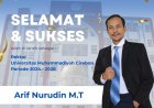 Arif Nurudin MT Resmi Dilantik Sebagai Rektor UMC Periode 2024 - 2028