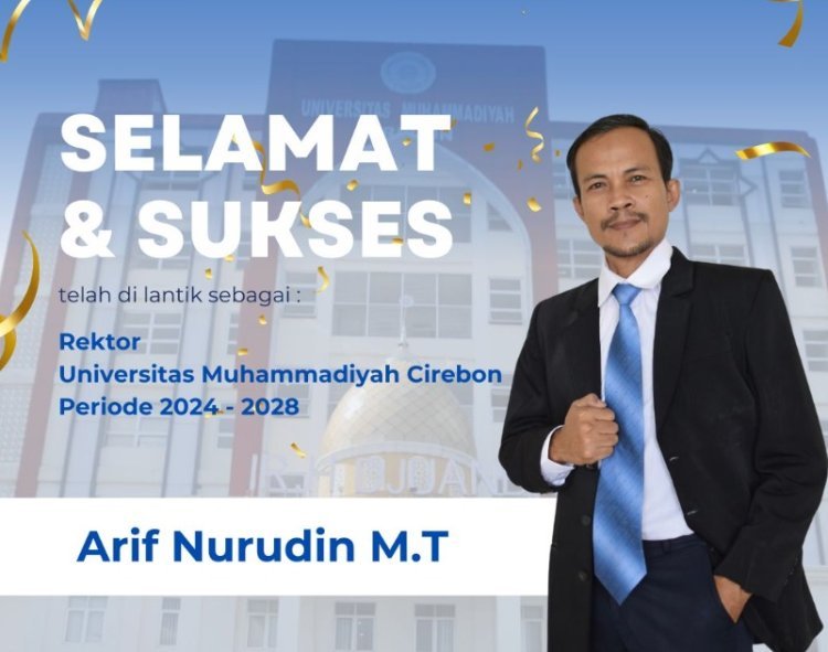 Arif Nurudin MT Resmi Dilantik Sebagai Rektor UMC Periode 2024 - 2028