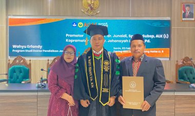 Wahyu Erfandy, Dosen Prodi IKOR UMC: Gelar Doktor ini Buat Kedua Orang Tua