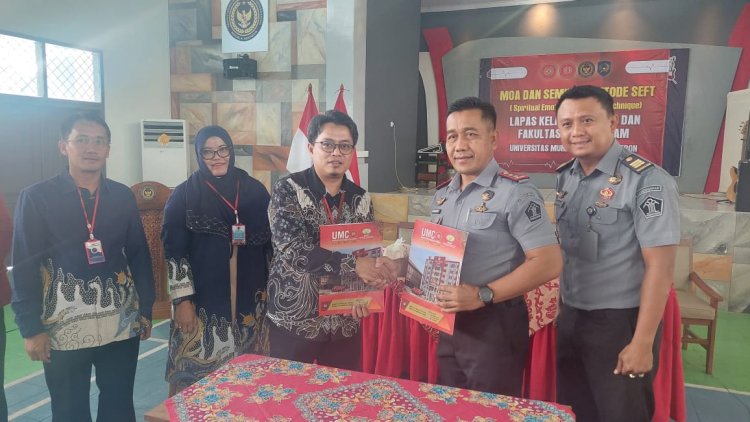 Selain MoA, FAI UMC Juga Gelar Terapi SEFT di Lapas  II B Ciamis
