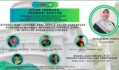 UPI Bakal Kukuhkan Doktor Baru UMC di Bidang Pendidikan Dasar, Siapa Dia?