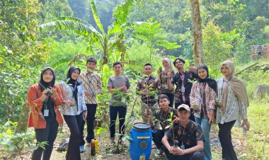 KKM UMC Desa Gunungwangi Konversi Ampas Kopi Jadi Pupuk