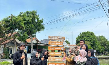 Selain Pacu Jalur, Inovasi Mahasiswa UMC di Desa Krangampel Jadi Sorotan Timur Tengah