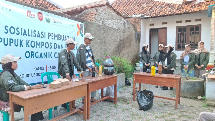 Inovasi Mahasiswa UMC di Desa Tanjungsari: Kulit Bawang Disulap Jadi Pestisida