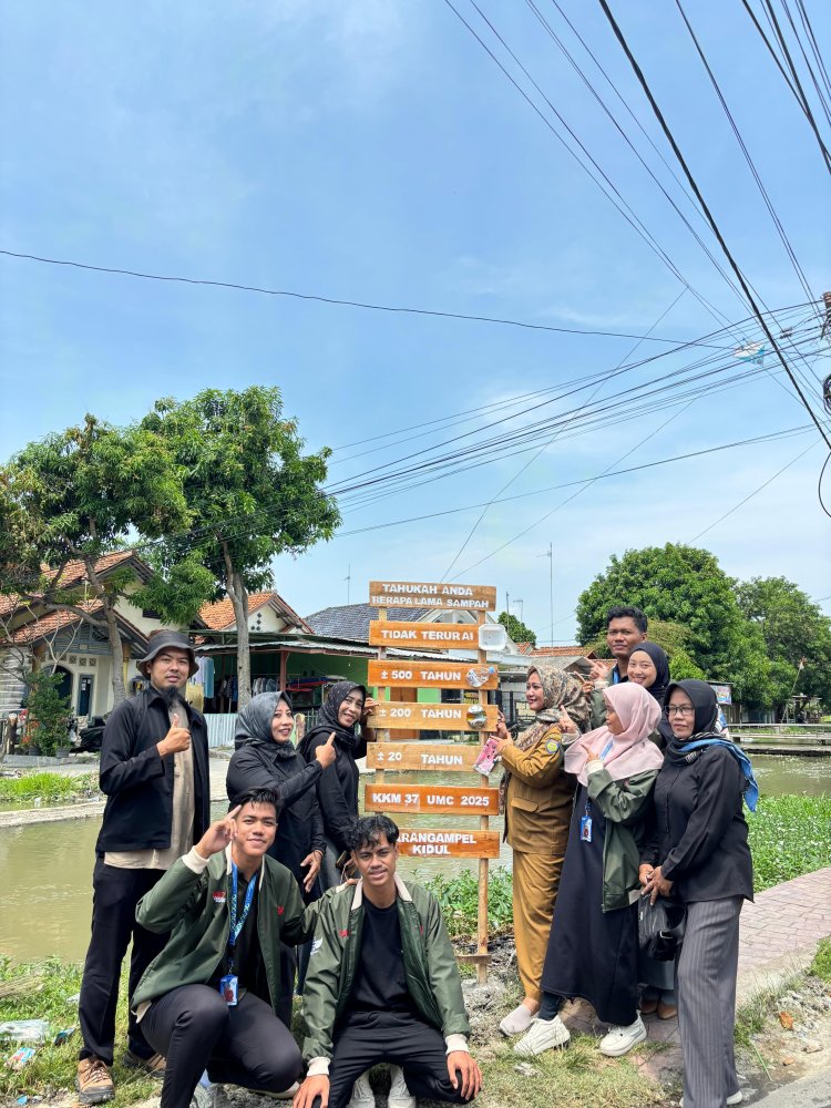 Selain Pacu Jalur, Inovasi Mahasiswa UMC di Desa Krangampel Jadi Sorotan Timur Tengah
