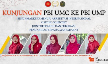 Sebagai Peraih Predikat  Unggul Pertama, Prodi PBI UMC Lakukan Benchmarking ke Prodi PBI UMP