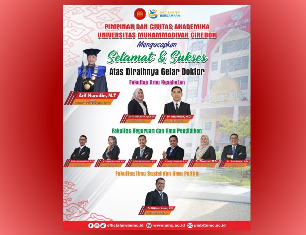 UMC Lahirkan Doktor Baru,  Siap Wujudkan Unggul 2027