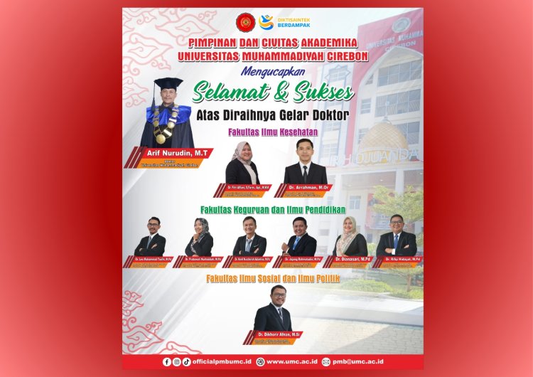 UMC Lahirkan Doktor Baru,  Siap Wujudkan Unggul 2027