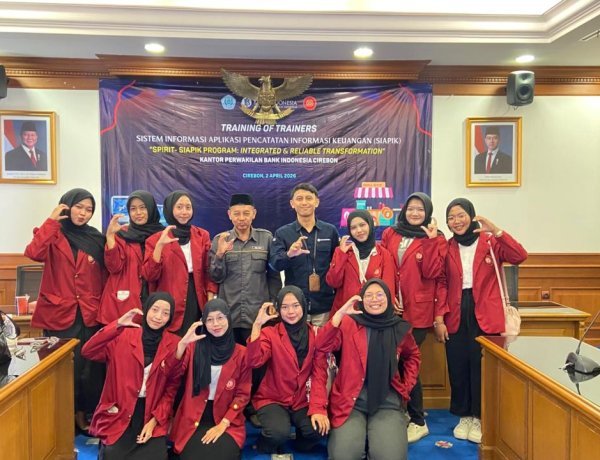 Tingkatkan Literasi Keuangan,  Mahasiswa FEB Ikuti Training SIAPIK KPwBI Cirebon