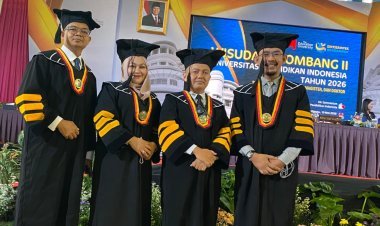 FKIP UMC Berbangga, 4 Dosen Doktor Resmi Diwisuda dari UPI Bandung