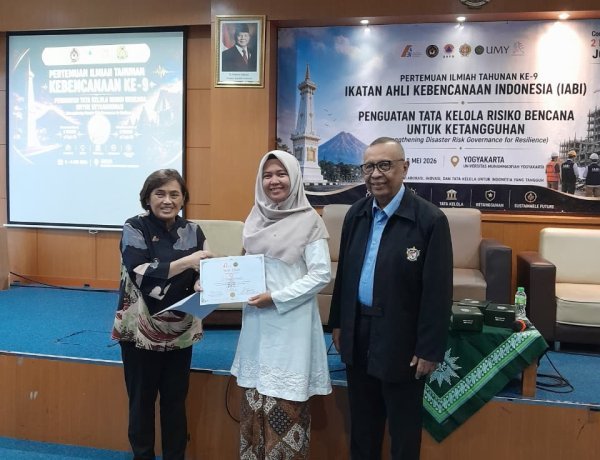 Bersama Pakar Nasional, Dosen UMC Bahas Penguatan Kapasitas Bencana di Forum PIT IABI