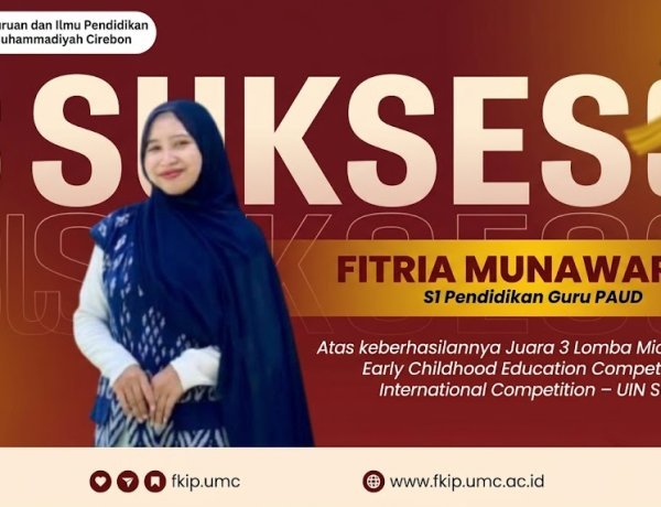 Mahasiswa PG-PAUD FKIP UMC Raih Juara 3 Lomba Microteaching Tingkat Internasional
