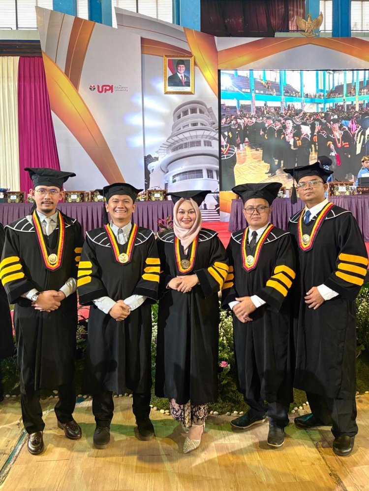 FKIP UMC Berbangga, 5 Dosen Doktor Resmi Diwisuda dari UPI Bandung