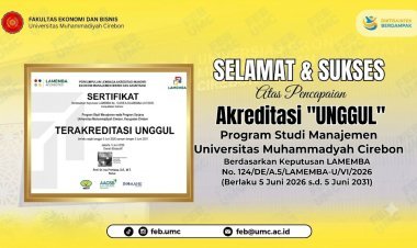 Raih Akreditasi "Unggul" dari LAMEMBA, Prodi Manajemen FEB UMC Siap Wujudkan Masa Depan Cemerlang untuk Lulusannya