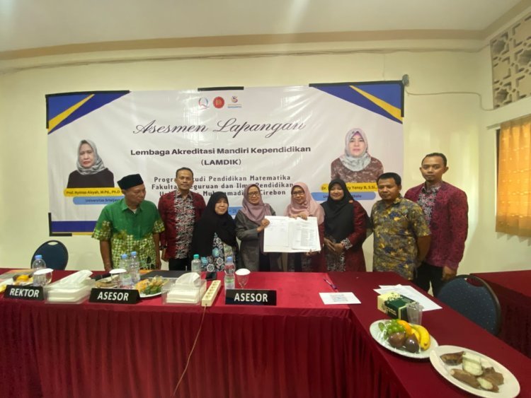 FKIP UMC Komitmen Tingkatkan Mutu, Prodi Pendidikan Matematika Jalani Asesmen Lapangan
