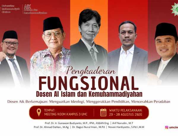 UMC Gelar Pengkaderan Fungsional Dosen AIK, Perkuat Ideologi dan Gerakan Pendidikan Berkemajuan