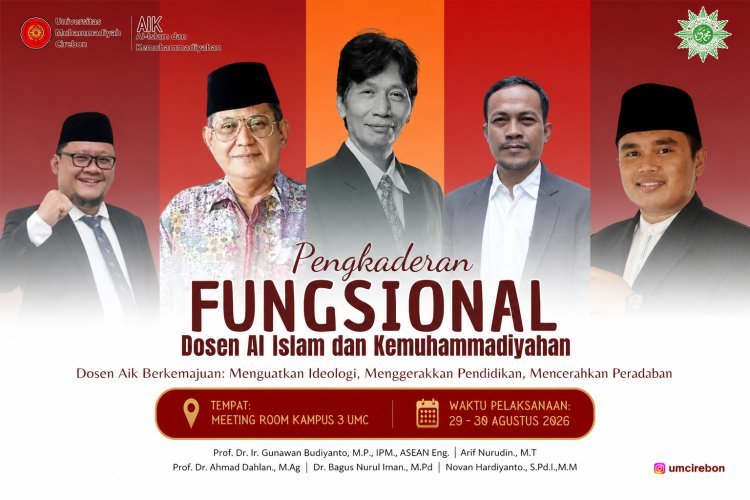UMC Gelar Pengkaderan Fungsional Dosen AIK, Perkuat Ideologi dan Gerakan Pendidikan Berkemajuan