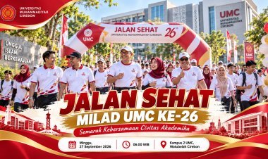 UMC Gelar Jalan Sehat Milad ke-26, Semarakkan Kebersamaan Civitas Akademika