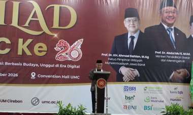 Hadiri Milad ke-26, Mendikdasmen Akui Keunggulan UMC Jadi Penggerak Kemajuan Cirebon