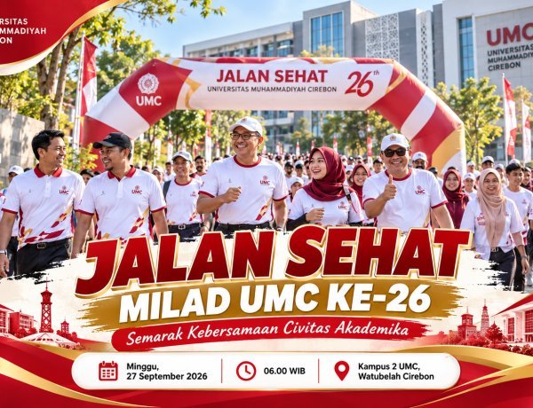 UMC Gelar Jalan Sehat Milad ke-26, Semarakkan Kebersamaan Civitas Akademika