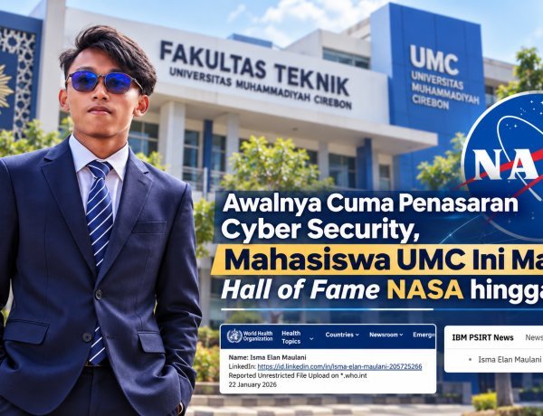 Kado Spesial Milad ke-26, Lulusan Teknik Informatika UMC Masuk Hall of Fame WHO dan NASA