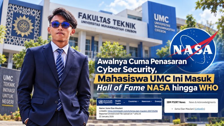 Kado Spesial Milad ke-26, Lulusan Teknik Informatika UMC Masuk Hall of Fame WHO dan NASA