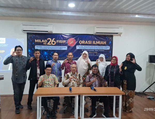 FISIP UMC Rayakan Milad ke-26, Dorong Kolaborasi dan Inovasi Pengembangan Budaya di Era Digital