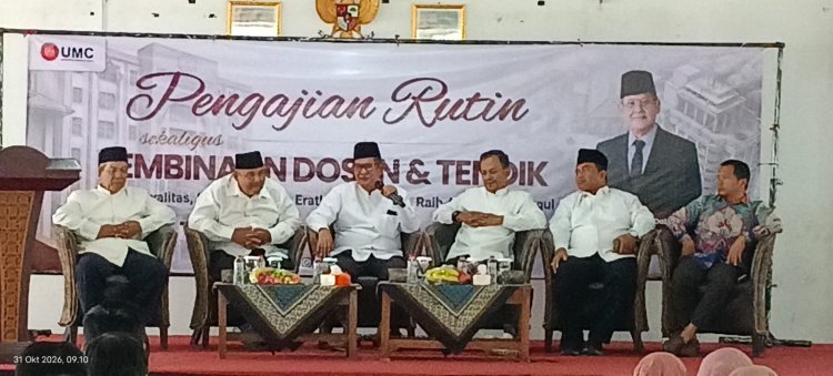 Di Pengajian Rutin, UMC Rajut Kebersamaan Menuju Akreditasi Unggul